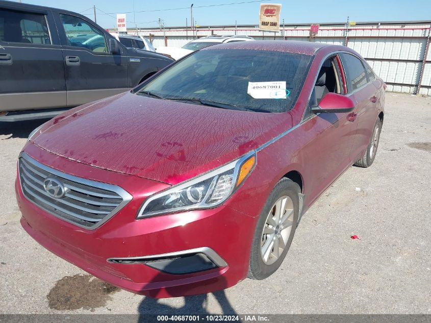 2015 Hyundai Sonata Se VIN: 5NPE24AF1FH174990 Lot: 40687001