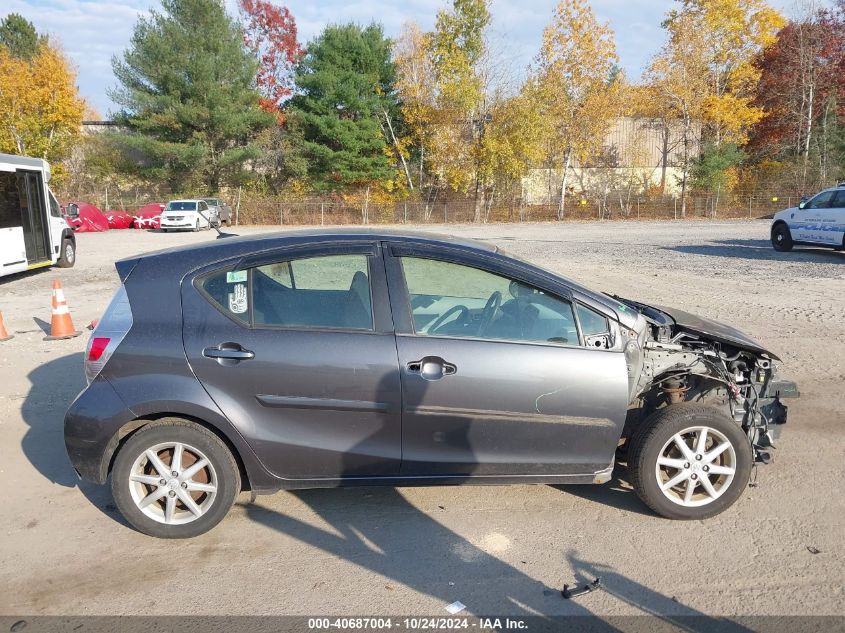 2012 Toyota Prius C Three VIN: JTDKDTB3XC1015433 Lot: 40687004