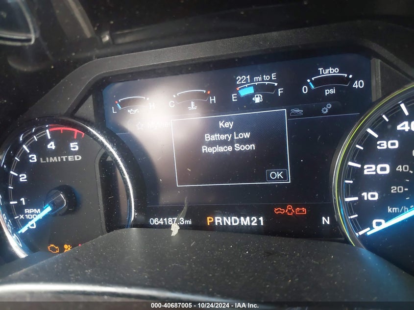 2019 FORD F-250 LIMITED - 1FT7W2BT6KEF50101