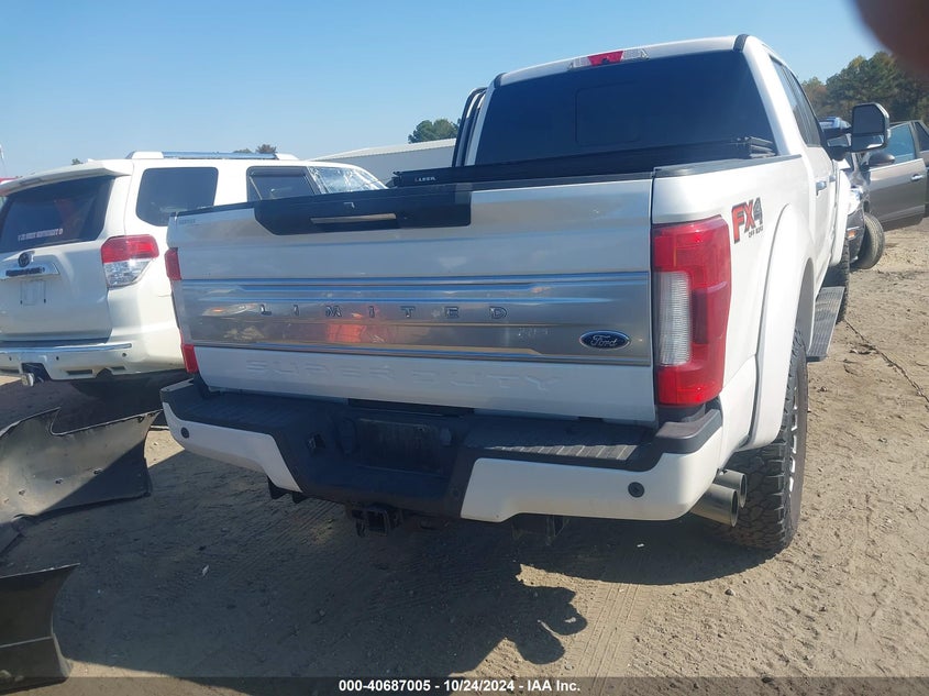 2019 FORD F-250 LIMITED - 1FT7W2BT6KEF50101