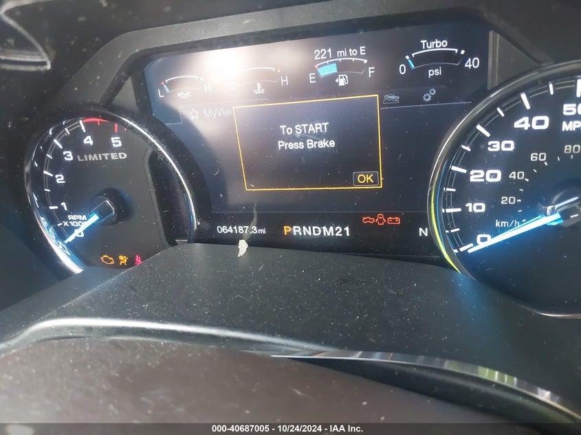 2019 FORD F-250 LIMITED - 1FT7W2BT6KEF50101