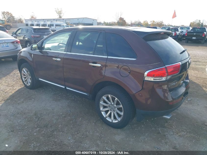 2012 Lincoln Mkx VIN: 2LMDJ6JK6CBL18693 Lot: 40687019