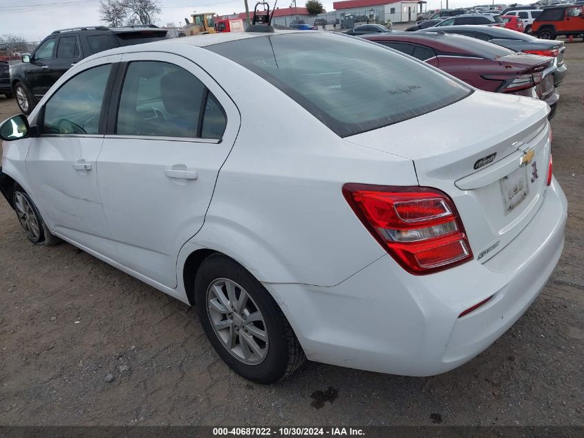 2017 Chevrolet Sonic Lt Auto VIN: 1G1JD5SH9H4109613 Lot: 40687022