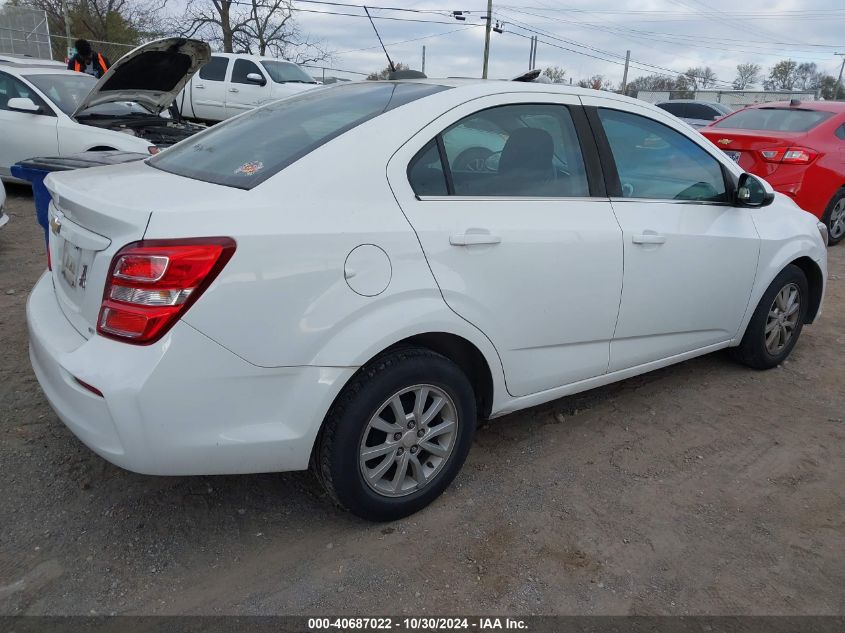 2017 Chevrolet Sonic Lt Auto VIN: 1G1JD5SH9H4109613 Lot: 40687022