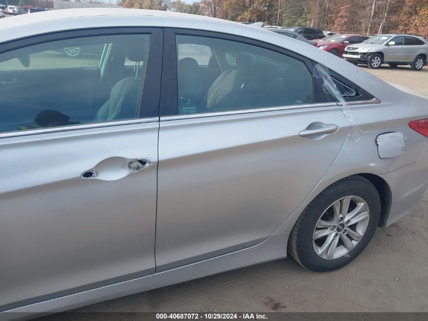 2014 Hyundai Sonata Gls VIN: 5NPEB4AC2EH902871 Lot: 40687072