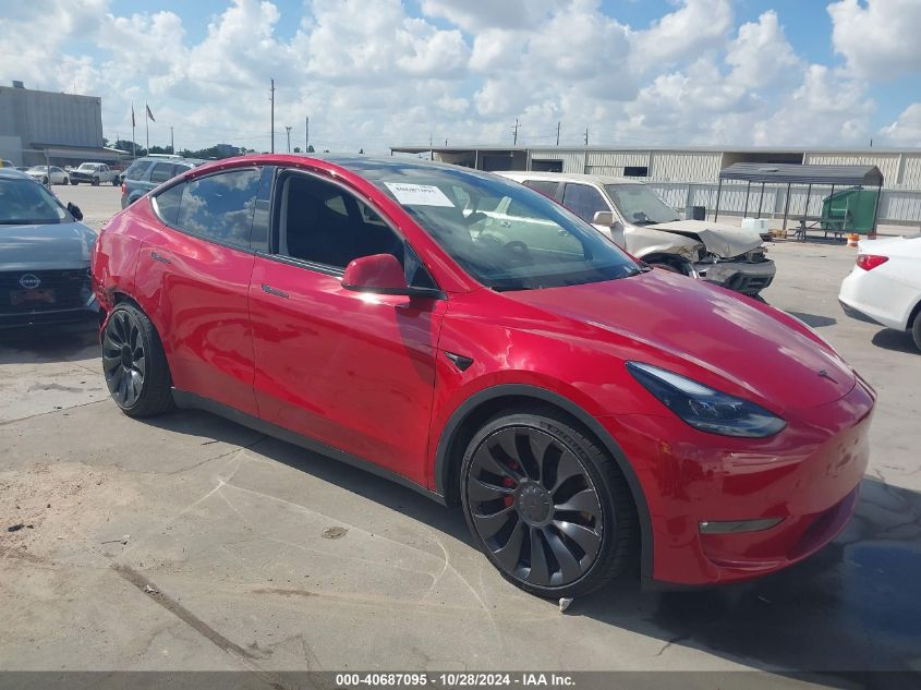 VIN 7SAYGDEF8PF763563 2023 Tesla Model Y, Performan... no.1