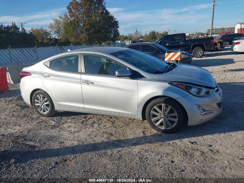 2014 Hyundai Elantra Se VIN: 5NPDH4AE8EH479421 Lot: 40687130