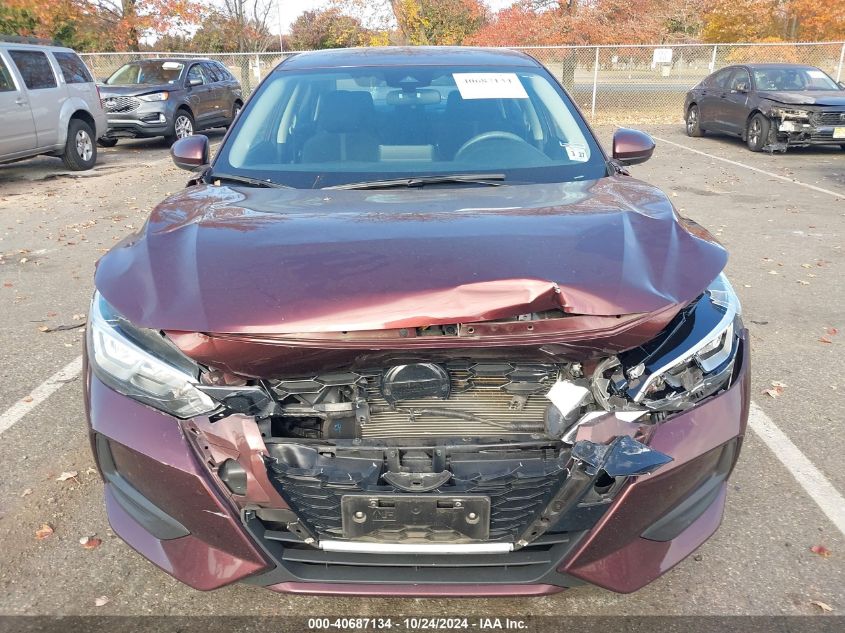 2022 Nissan Sentra Sv VIN: 3N1AB8CV9NY223870 Lot: 40687134