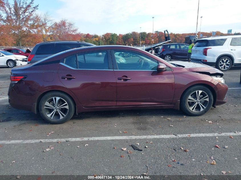 2022 Nissan Sentra Sv VIN: 3N1AB8CV9NY223870 Lot: 40687134