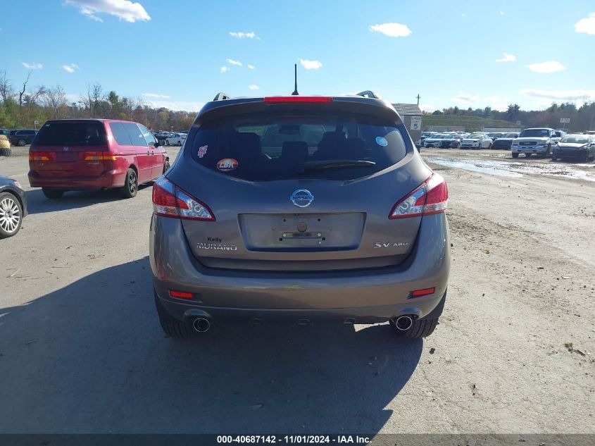 2012 Nissan Murano Sv VIN: JN8AZ1MW4CW222786 Lot: 40687142