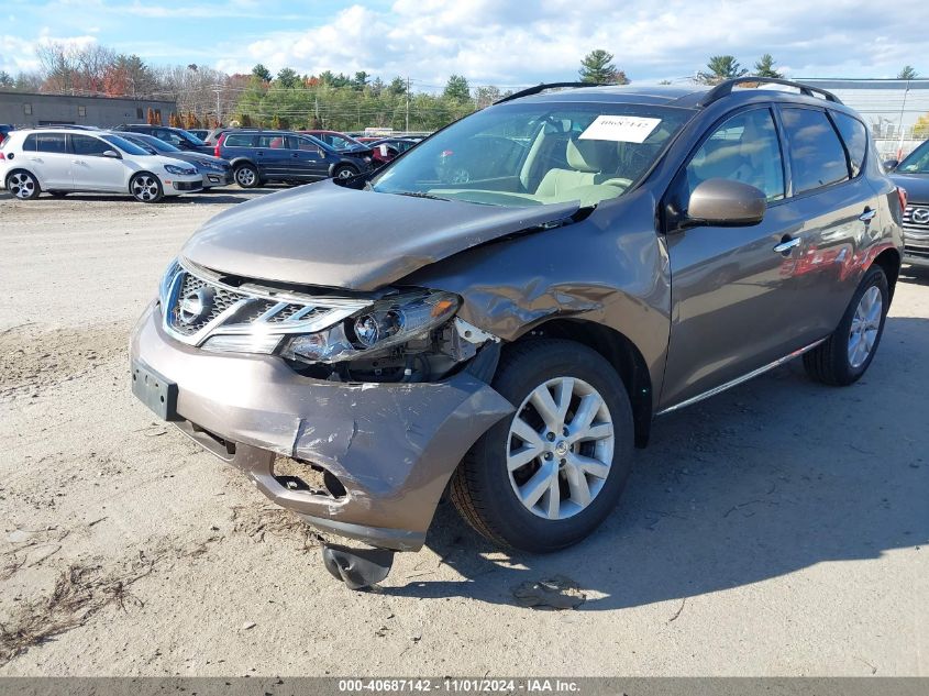 2012 Nissan Murano Sv VIN: JN8AZ1MW4CW222786 Lot: 40687142