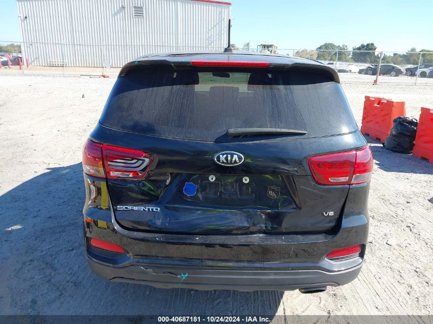 2019 Kia Sorento 3.3L Lx VIN: 5XYPG4A54KG471965 Lot: 40687181