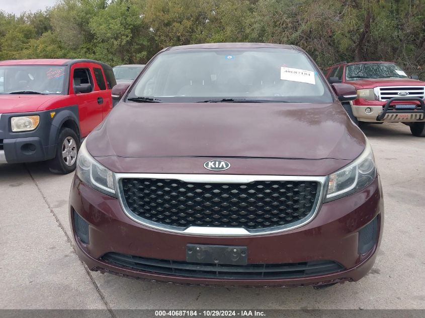 2017 Kia Sedona Lx VIN: KNDMB5C1XH6225161 Lot: 40687184