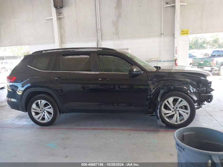 2021 Volkswagen Atlas 3.6L V6 Se W/Technology VIN: 1V2WR2CA2MC592021 Lot: 40687186