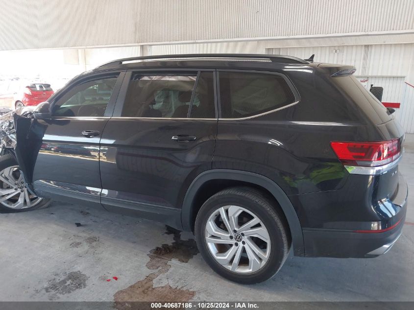 2021 Volkswagen Atlas 3.6L V6 Se W/Technology VIN: 1V2WR2CA2MC592021 Lot: 40687186