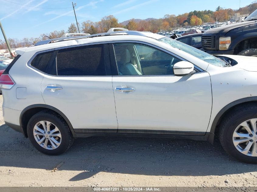 2016 Nissan Rogue Sv VIN: KNMAT2MV8GP664979 Lot: 40687201