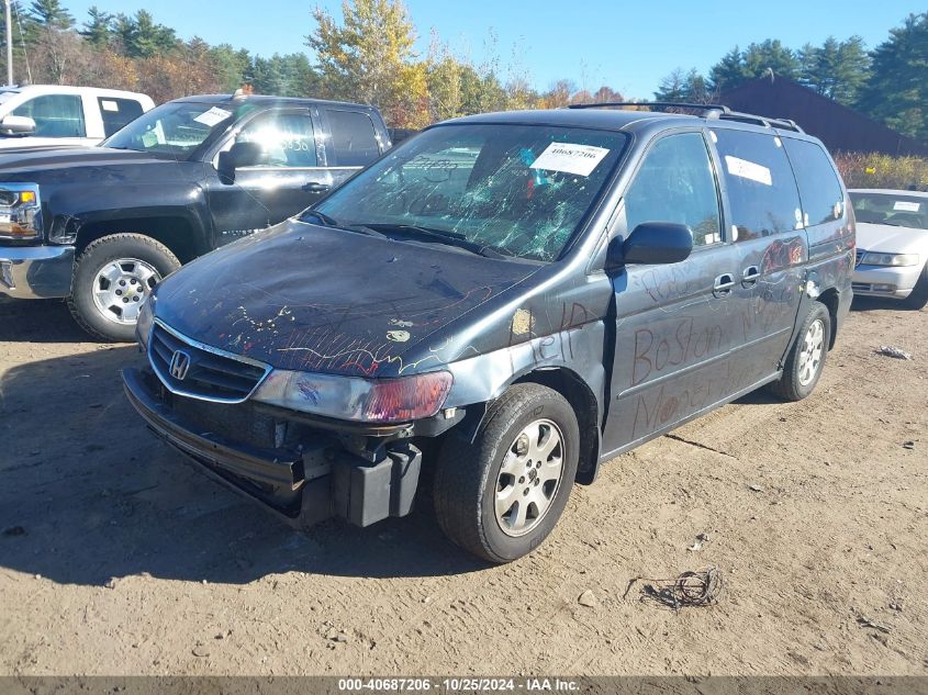 2004 Honda Odyssey Ex VIN: 5FNRL18694B099521 Lot: 40687206