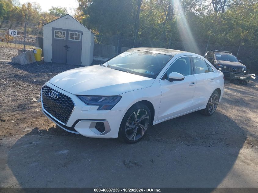 2022 AUDI A3 PREMIUM 40 TFSI QUATTRO S TRONIC - WAUGUDGY8NA019917