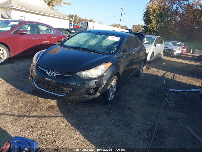 2013 Hyundai Elantra Gls VIN: KMHDH4AE4DU011282 Lot: 40687280