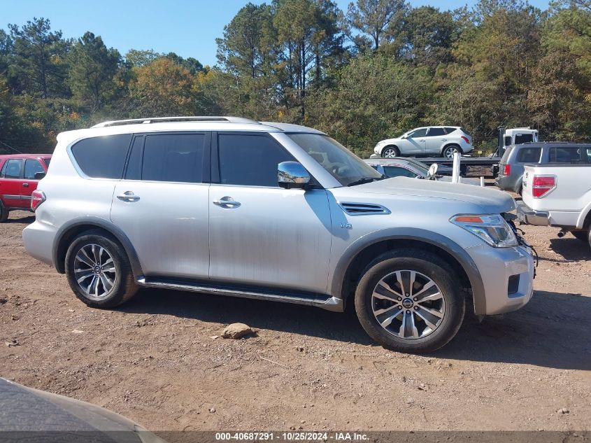 2018 Nissan Armada Sl VIN: JN8AY2NDXJ9059398 Lot: 40687291