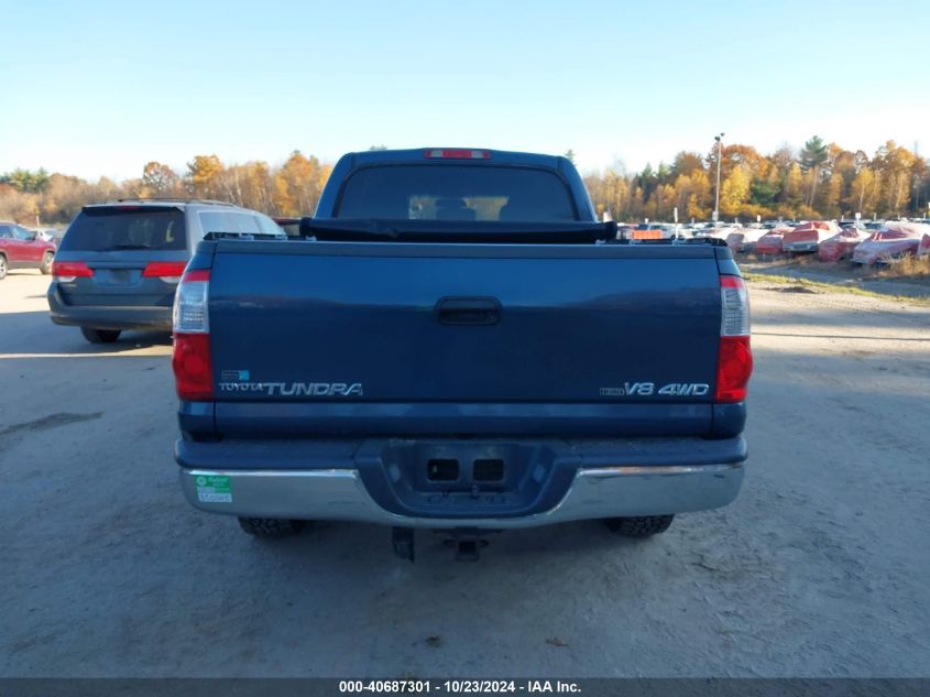 2006 Toyota Tundra Sr5 V8 VIN: 5TBDT44186S525194 Lot: 40687301