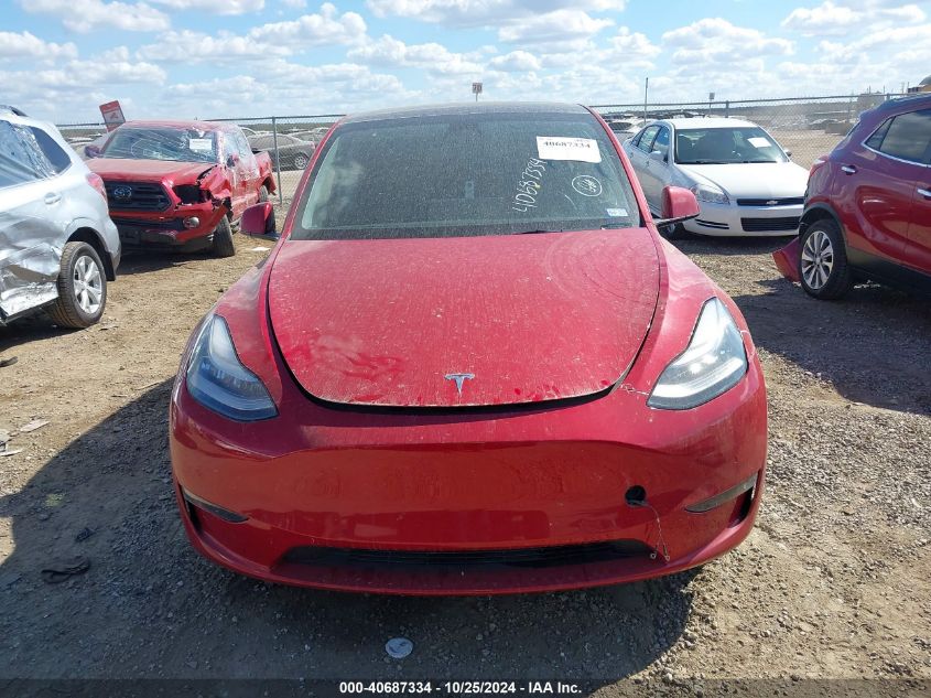 2021 Tesla Model Y Long Range Dual Motor All-Wheel Drive VIN: 5YJYGDEE8MF140458 Lot: 40687334