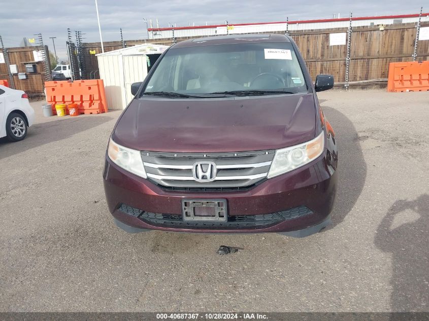 2012 Honda Odyssey Ex-L VIN: 5FNRL5H66CB078678 Lot: 40687367