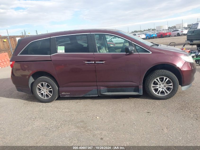 2012 Honda Odyssey Ex-L VIN: 5FNRL5H66CB078678 Lot: 40687367