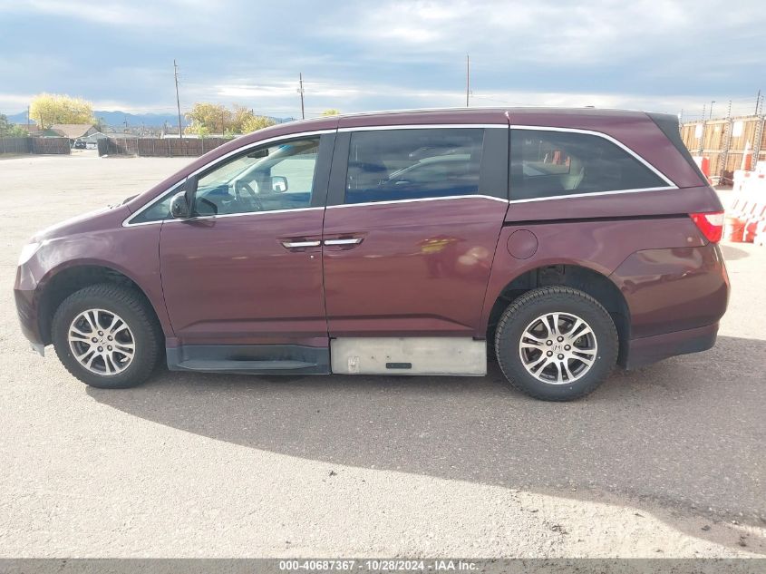 2012 Honda Odyssey Ex-L VIN: 5FNRL5H66CB078678 Lot: 40687367