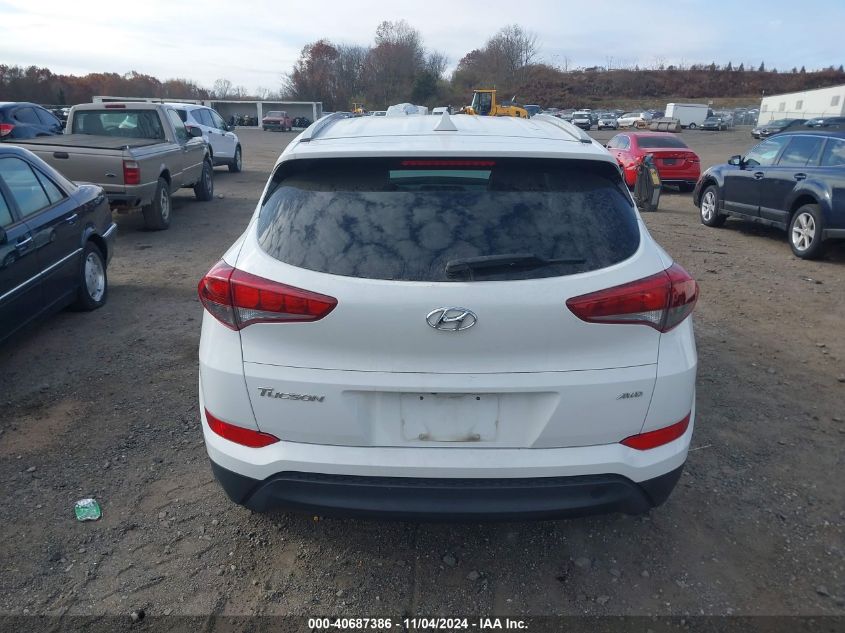 2017 Hyundai Tucson Se Plus VIN: KM8J3CA44HU466822 Lot: 40687386