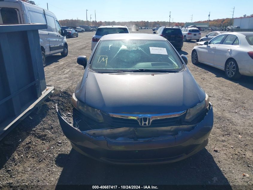 2012 Honda Civic Sdn Lx VIN: 19XFB2F59CE392099 Lot: 40687417