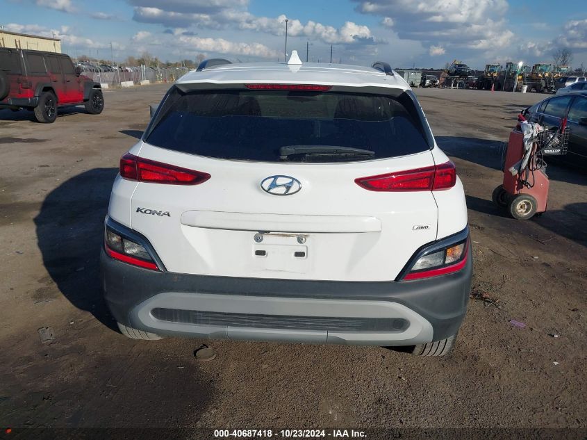 2023 Hyundai Kona Sel VIN: KM8K6CAB4PU937537 Lot: 40687418