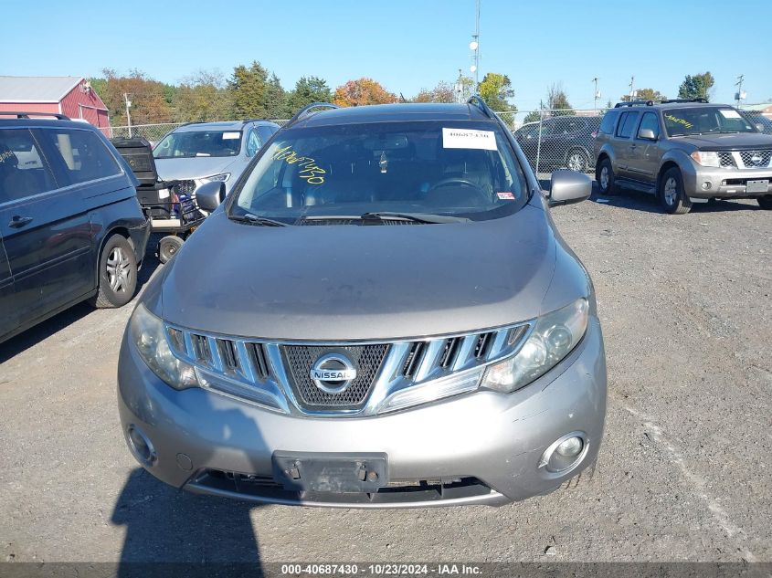 2010 Nissan Murano Sl VIN: JN8AZ1MW3AW130386 Lot: 40687430