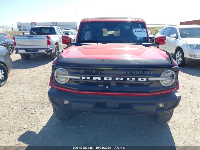 2021 Ford Bronco Outer Banks VIN: 1FMDE5DH1MLB07574 Lot: 40687436