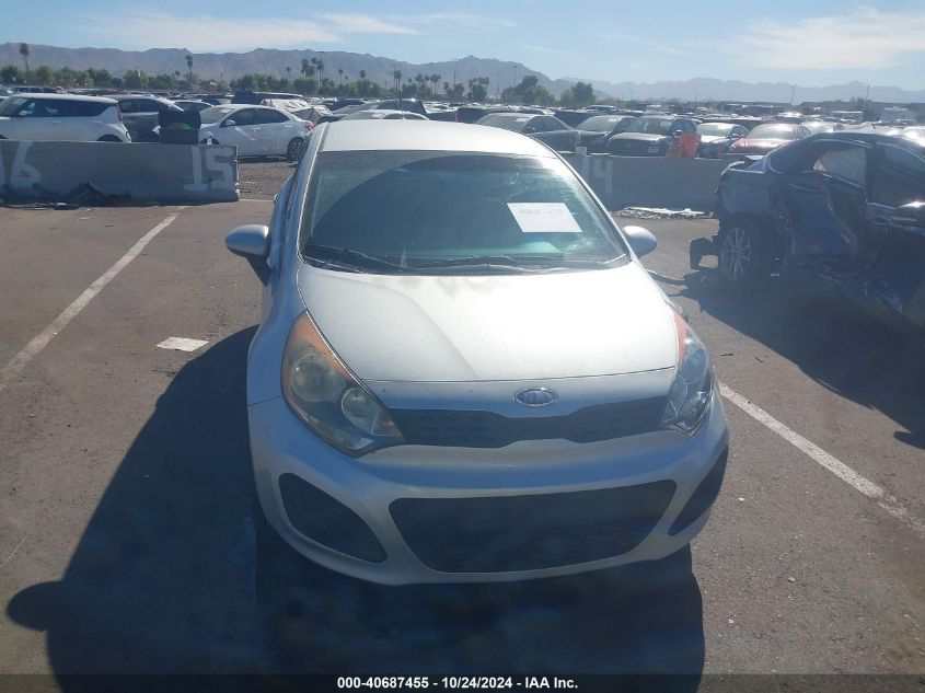 2012 Kia Rio5 Lx VIN: KNADM5A37C6028663 Lot: 40687455