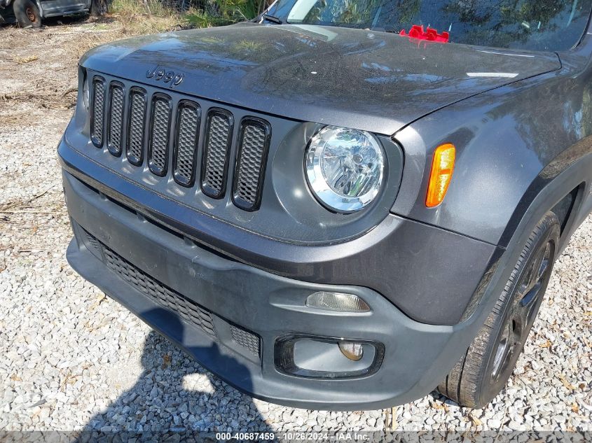 2018 Jeep Renegade Altitude Fwd VIN: ZACCJABB9JPJ12433 Lot: 40687459