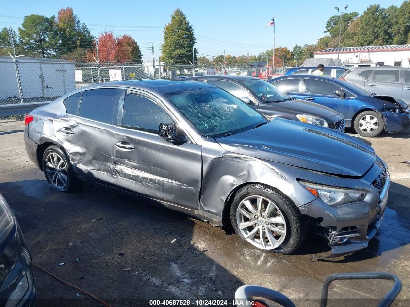 2017 Infiniti Q50 3.0T Premium VIN: JN1EV7ARXHM830361 Lot: 40687528