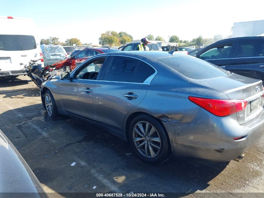 2017 Infiniti Q50 3.0T Premium VIN: JN1EV7ARXHM830361 Lot: 40687528