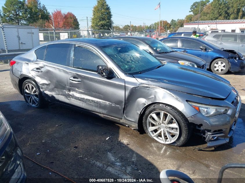 2017 Infiniti Q50 3.0T Premium VIN: JN1EV7ARXHM830361 Lot: 40687528