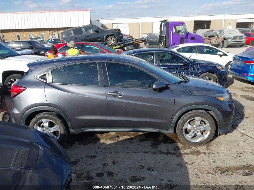 2016 Honda Hr-V Lx VIN: 3CZRU5H39GM743801 Lot: 40687551