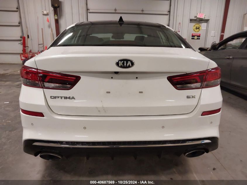 2019 Kia Optima Ex VIN: 5XXGU4L1XKG313444 Lot: 40687569