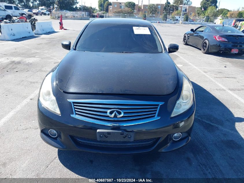 2011 Infiniti G25 Journey VIN: JN1DV6AP2BM602348 Lot: 40687587