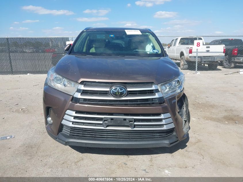 2019 Toyota Highlander Xle VIN: 5TDKZRFH4KS290193 Lot: 40687604