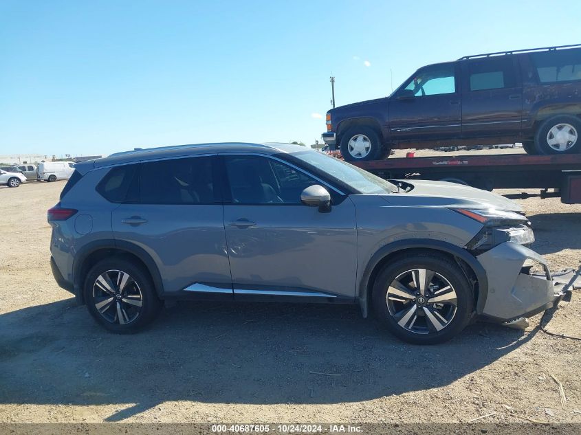 2021 Nissan Rogue Platinum Fwd VIN: JN8AT3DC7MW101738 Lot: 40687605