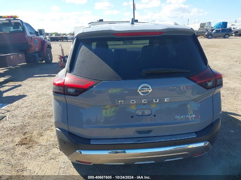 2021 Nissan Rogue Platinum Fwd VIN: JN8AT3DC7MW101738 Lot: 40687605