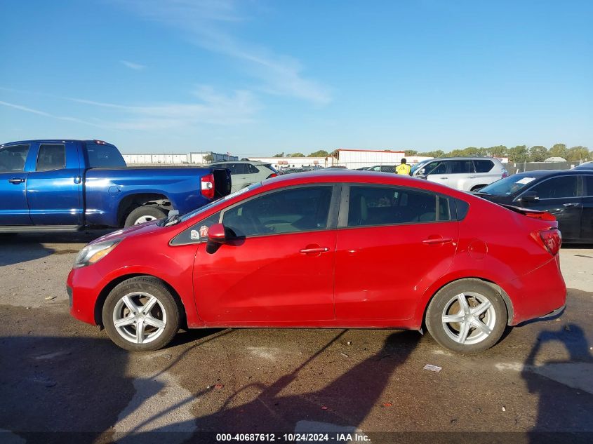 2015 Kia Rio Lx VIN: KNADM4A36F6449515 Lot: 40687612