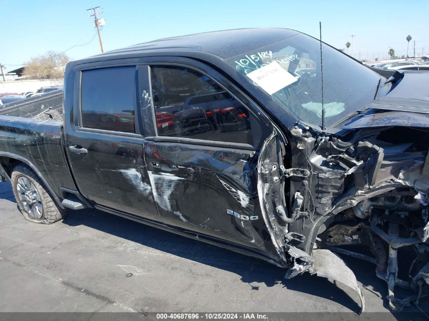 2022 Chevrolet Silverado 2500Hd 2Wd Standard Bed Custom VIN: 2GC4WME7XN1240343 Lot: 40687696