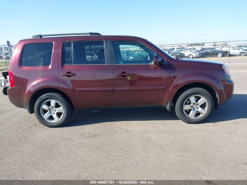 2011 Honda Pilot Ex-L VIN: 5FNYF4H53BB018733 Lot: 40687701