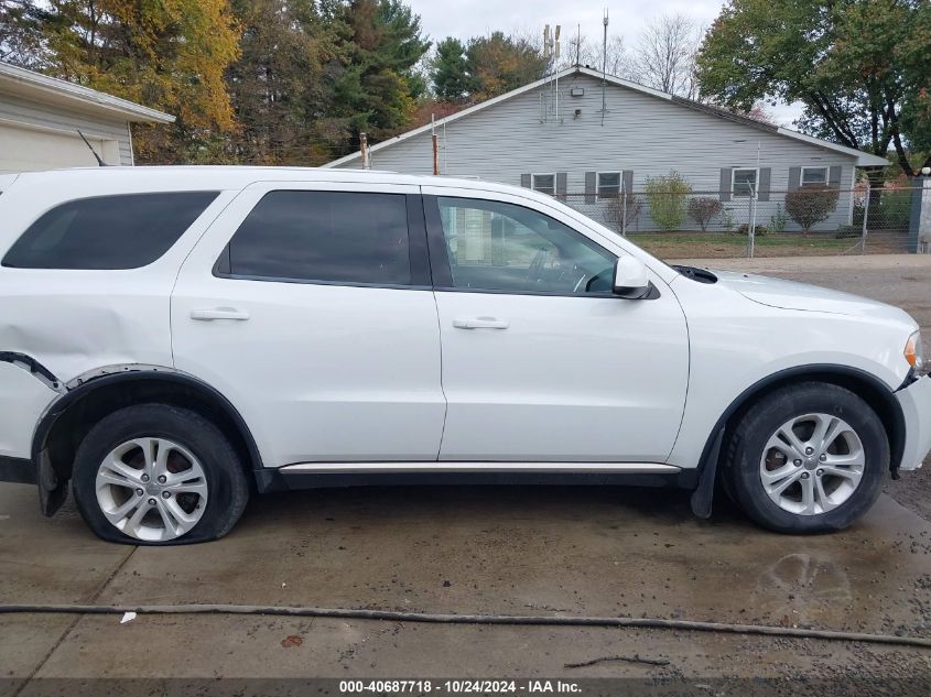 2013 Dodge Durango Sxt VIN: 1C4RDJAG4DC696380 Lot: 40687718