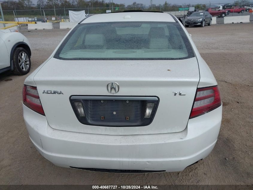 2008 Acura Tl 3.2 VIN: 19UUA66208A044615 Lot: 40687727